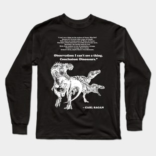 Conclusion: Dinosaurs [White] Long Sleeve T-Shirt